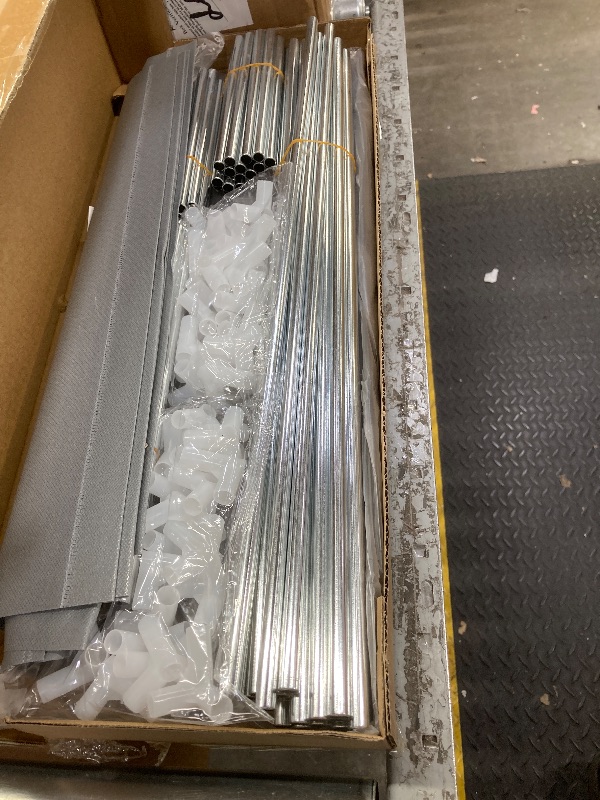 Photo 1 of 10 Tier Shoe Rack with Covers, Large Capacity Stackable Tall Shoe Organizer Storage, Sturdy Metal Free Standing Shoe Shelf for Closet Entryway Garage
