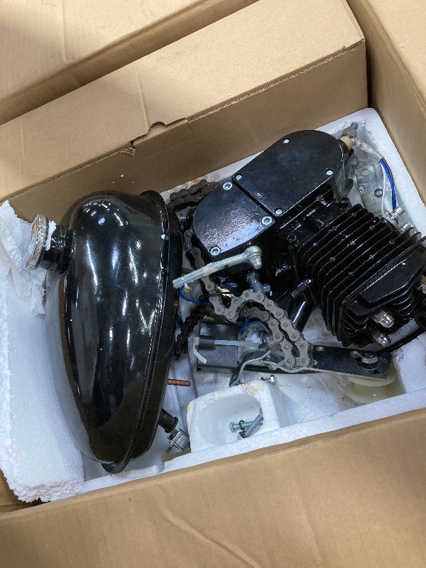 Photo 1 of IMAYCC 80cc Bicycle Engine Kit 2 Stroke Motorized Bike Motor Conversion Kit Fit for 26-28" Bikes(80CC Black)