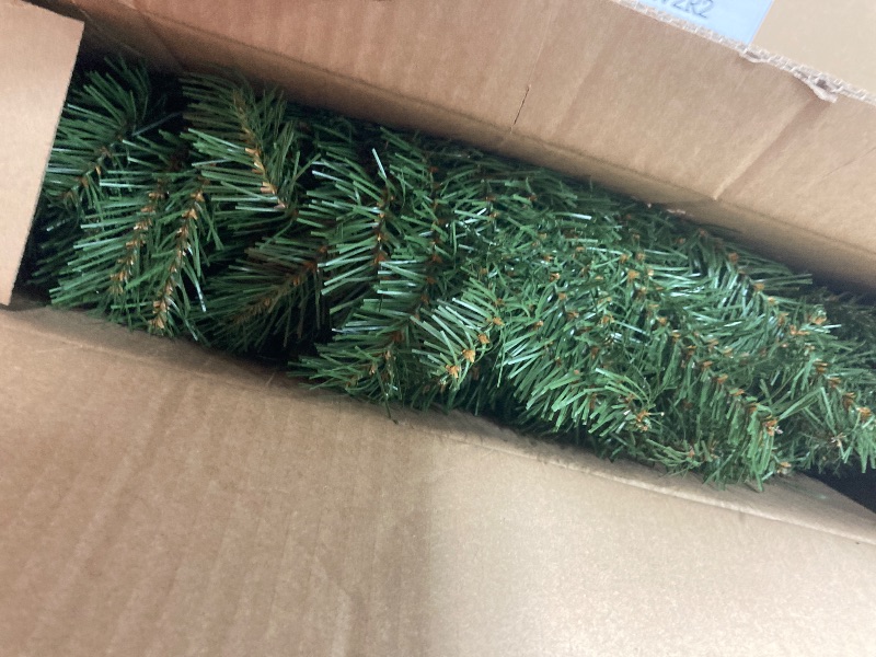 Photo 1 of ***LIGHTS DO NOT WORK***National Tree Company 24 in Pre-Lit Norwood Fir Artificial Christmas Wreath, Christmas Decoration with 50 Clear LED Lights, 250 Tips, Timer, Green***LIGHTS DO NOT WORK***