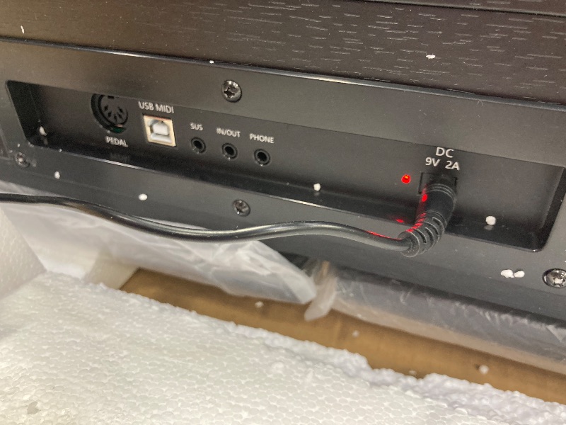 Photo 1 of ***(PARTS ONLYT-SELLING AS IS )*** Donner DDP-50 LITE 88-Key Weighted Digital Piano for Beginners, Full Size Electric Piano with Music Stand, Power Adapter, Sustain Pedal, Built-in Lessons, 1000 Tones & Rhythms, Black`