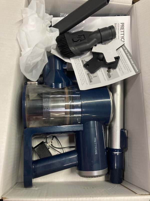 Photo 1 of ***NEED CLEAN***

Cordless Vacuum Cleaner with Self-Standing, LED Screen Stick Vacuum Cleaners for Home, Lightweight Powerful Suction Vacuum, 5-in-1 Rechargeable Vacuum for Carpets, Pet Hair, Hardwood Floors
