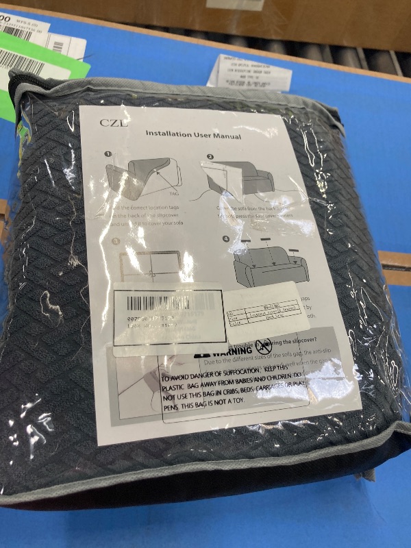 Photo 1 of 100% Waterproof Sofa Cover, Washable Sectional Couch Cover, Stretch Jacquard Sofa Slipcover, Furniture Protector for Kids, Pets, Dog and Cat (Light Gray, Loveseat, 2 Cushion)