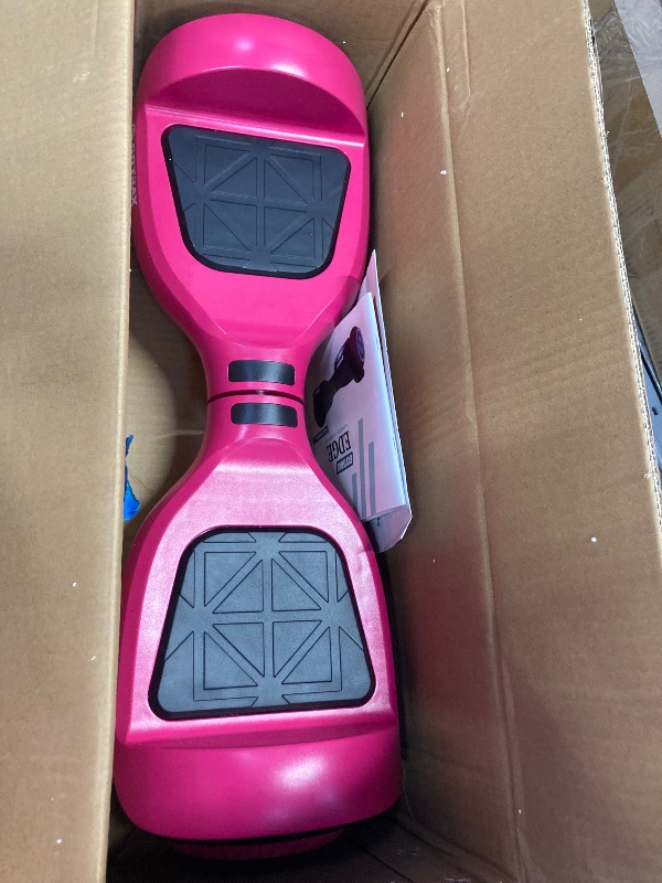 Photo 1 of ***NO CHARGER***

GOTRAX Hover Board with Flash LED Lights  Electric Hoverboard Supports Up to 165 lbs, Self Balancing Scooter Gift for Kids (Pink)
