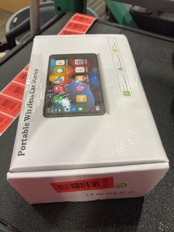 Photo 1 of ?Hieha? 2025 Wireless Portable Carplay and Android Auto, Carplay Screen for Car with Mirror Link/AUX/FM,7" Touchscreen Bluetooth 5.0, Marine Stereos for All Vehicles