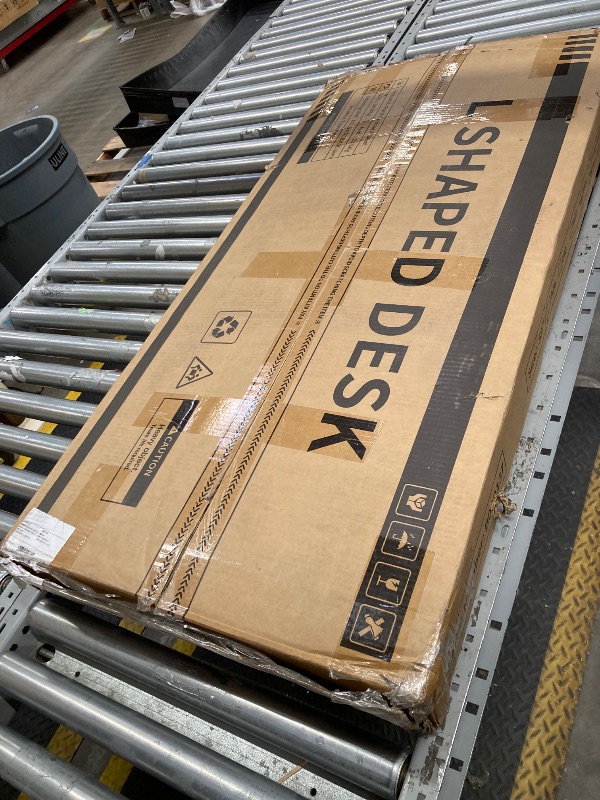 Photo 3 of Reversible 59 inch L Shaped Computer Desk with LED Lights & Power Outlet, Gaming Table with Monitor Stand & Storage Drawer, Corner Desk with Storage Shelves, Pure White