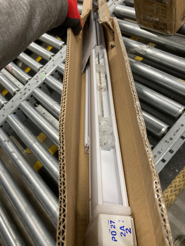 Photo 1 of  Cordless White 1” Light Filtering Mini Blinds