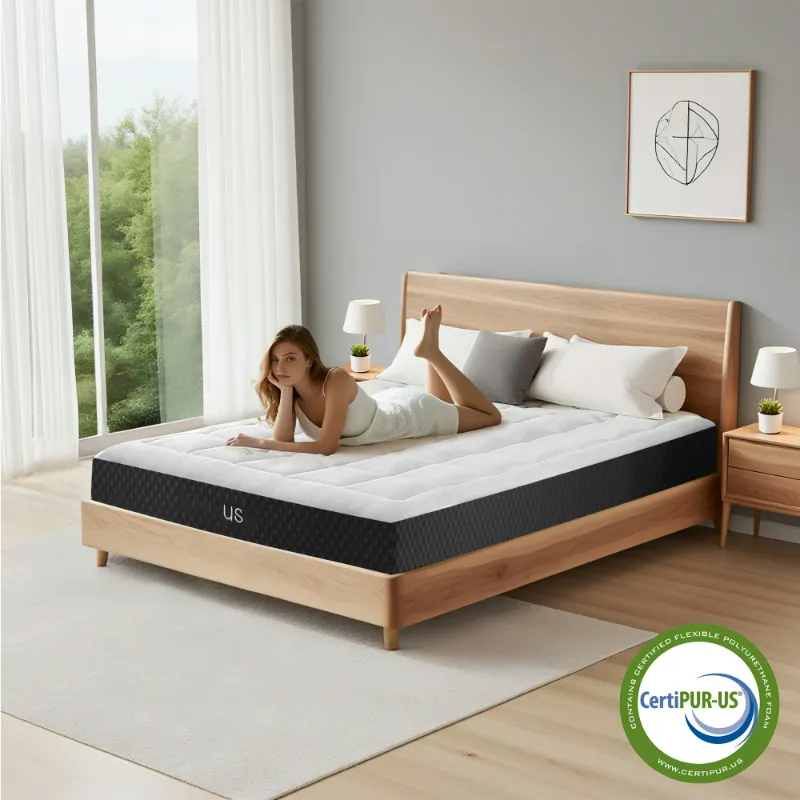 Photo 1 of EDX 5 Inch Full Memory Foam Mattress for Pressure Relief with Durable Support, Medium Firm CertiPUR-US Certified Cooling Gel Mattresses for Bedroom, Mattress in a Box