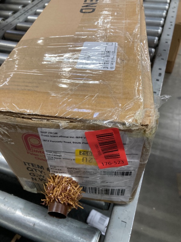 Photo 1 of ***SOME OF THE LIGHTS DO NOT WORK***Puleo International Pre-Lit 4' Alpine Artificial Christmas Tree with 100 Lights, Green***SOME OF THE LIGHTS DO NOT WORK***