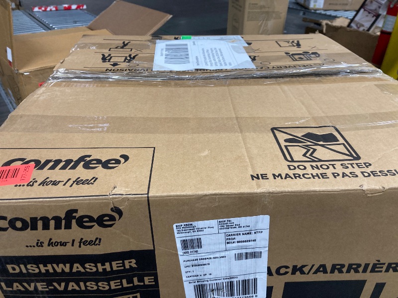 Photo 1 of **MISSING PARTS/NO HOSES OR SILVERWARE HOLDER***COMFEE\u2019 Countertop Dishwasher Energy Star Portable Dishwasher 6 Place Settings Mini Dishwasher with 8 Washing Programs Speed Baby-