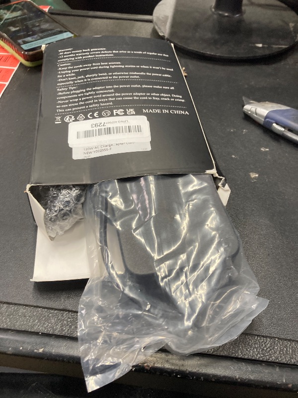 Photo 1 of 120W AC Charger Fit for Samsung 15.6" Notebook Odyssey Series 7 All in One PC NP800G5M DP700A3B DP700A3D PA-1121-98 AD-12019G, IV Book 8 NP870Z5G DP710A4M-L01US All-in-One Laptop Power Adapter Cord