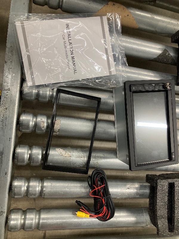 Photo 1 of ***MISSING PARTS-SEE PICS***PLZ 7" Wireless Double Din Car Stereo Apple Carplay Radio QLED Screen for Car, Android Auto, Bluetooth 5.3, Fast Charger, 1080P Backup Camera, 4.2 Channel Outputs 240W, 2 Subwoofer
