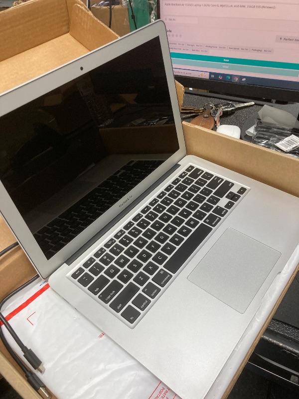 View 2 of ***IT IS USED AND THE CHARGER IS MISSING.**Apple MacBook Air 13-inch Laptop 1.6GHz Core i5, MJVE2LL/A, 4GB RAM, 256GB SSD (Renewed)