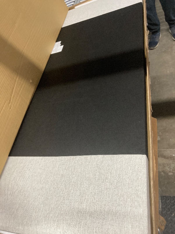 Photo 1 of  Headboard in Alabaster, Upholstered in Performance Velvet, Queen Size Platform Bedain-Resistant Velvet Bed, Soft Cloud Bed Frame