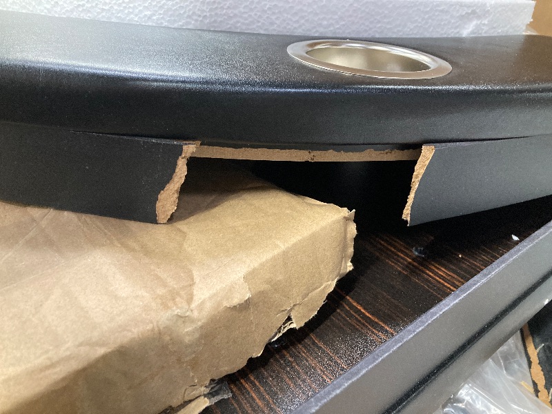 Photo 1 of ***BROKEN WOOD AROUND TABLE-SEE PICS***REAHOISY 10 Player Poker Table Foldable, Folding Texas Holdem Casino Table with Padded Rails & Cup Holders, Portable Poker Game Table for Home or Game Room, 84 Inch2