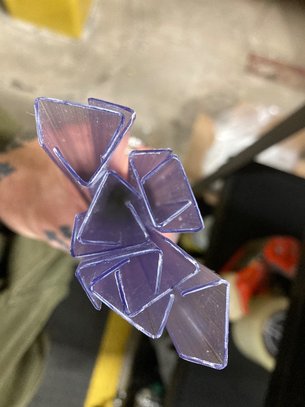 Photo 1 of 10 Pieces Plastic Edge Guard Protectors Slip on Cabinets Drawer Doors and Stool Chairs Edges Protector not Easily Damaged Broken,Transparent