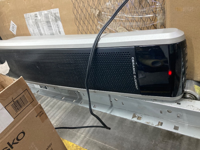 Photo 1 of ***(MISSING PART -SELLING AS IS )*** Lasko 29" 1500W Electric Digital Ceramic Tower Space Heater with Remote, Black, 5586