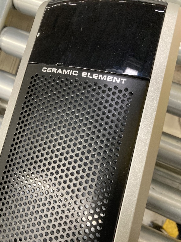 Photo 1 of ***(MISSING PART -SELLING AS IS )*** Lasko 29" 1500W Electric Digital Ceramic Tower Space Heater with Remote, Black, 5586