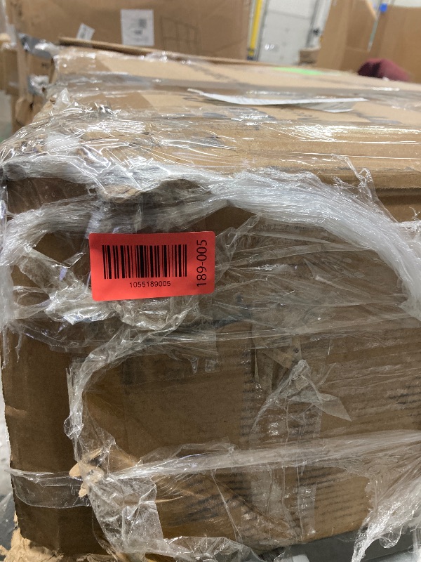 Photo 1 of ***MISSING HARDWARE***Double Dog Crate Furniture for 2 Dogs, DOMIPET Heavy-Duty Dog Kennel TV Stand with Divider and Sliding Doors, Large Dog Cage for Pet Cat Animals***MISSING HARDWARE***