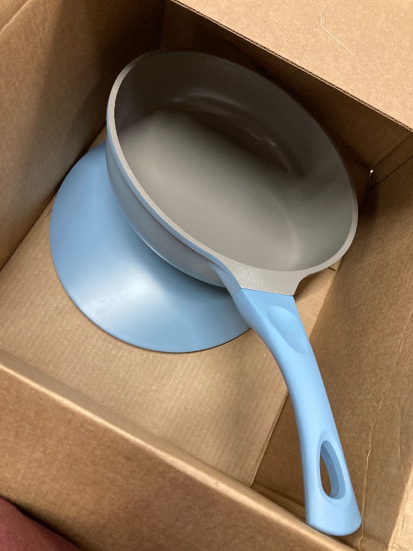 Photo 1 of ***WOODEN SPATULA NOT INCLUDED***Goodful All-in-One Pan, Multilayer Nonstick, High-Performance Cast Construction, Multipurpose Design Replaces Multiple Pots and Pans, Dishwasher Safe Cookware, 11-Inch, 4.4-Quart Capacity, Blue Mist***WOODEN SPATULA NOT IN