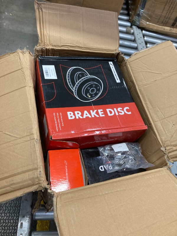 Photo 1 of A-Premium Front Vented & Rear Solid Disc Brake Rotors + Ceramic Pads Kit Compatible with Select Honda Models - Accord 2008-2012/2014-2017, 12-PC Set