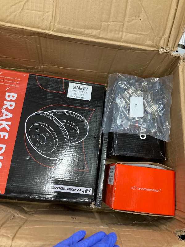 Photo 1 of A-Premium Front Vented & Rear Solid Disc Brake Rotors + Ceramic Pads Kit Compatible with Select Honda Models - Accord 2008-2012/2014-2017, 12-PC Set