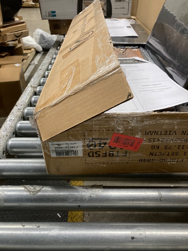 Photo 1 of  8 Drawers Fabric Dresser, Furniture Storage Tower Cabinet, Organizer for Bedroom, Living Room, Hallway, Closet, Sturdy Steel Frame, Wooden Top, Easy-to-Pull Fabric Bins