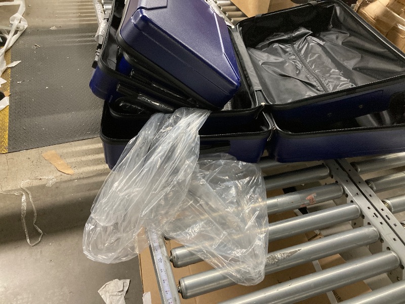 Photo 1 of  Hard Shell Luggage Sets with Spinner Wheels 6 Piece, Expandable Large Suitcases with TSA Lock, Travel Large Suitcase Set, Navy Luggage Set