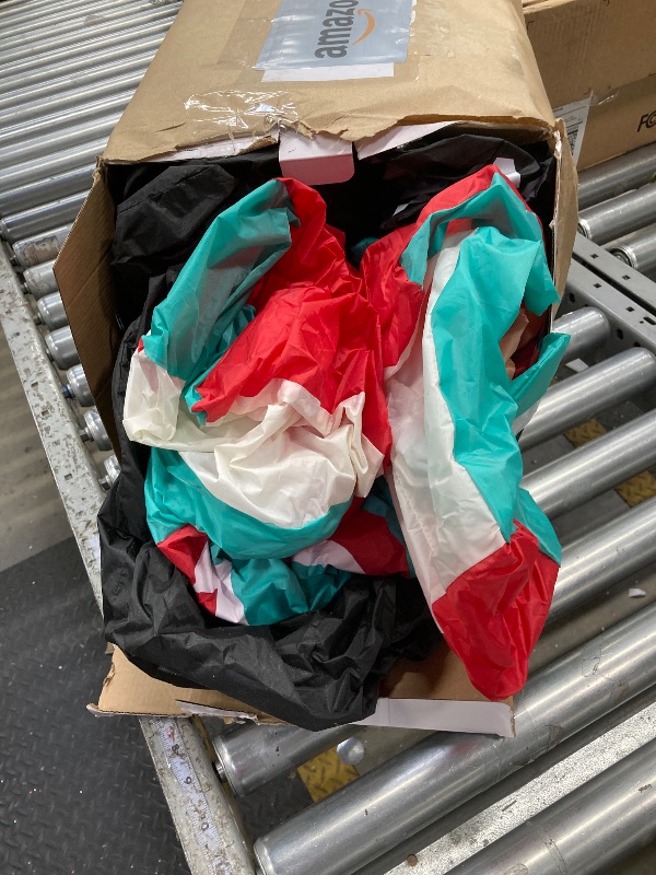 Photo 1 of ***BLOWER DOES NOT WORK***10FT Giant Christmas Inflatables Outdoor Decorations Xmas Racing Car Blow Up Yard Decorations with Built-in LED Lights for Garden Lawn Outdoor Yard Winter Holiday***BLOWER DOES NOT WORK***