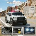 Photo 1 of Ram 24V Ride on Car 2 Seater for Big Kids, Ram 1500 RHO Battery Powered Ride on Toy with Remote Control, 4 Wheelers Truck Electric Car for Kids Toddlers 3-8 Boys Girls, Bluetooth & Trunk, White