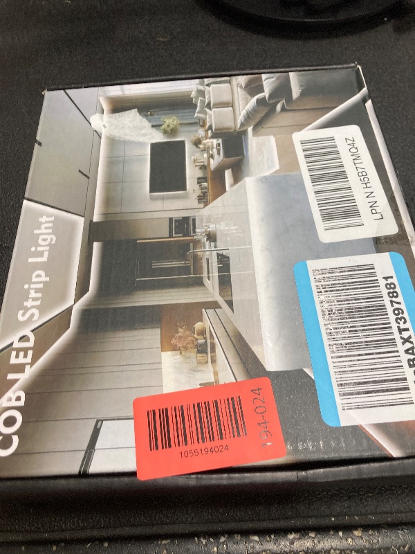 Photo 1 of 100FT COB Led Strip Lights, Uniform 6500K COB Rope Light,Bright Daylight White lights,High Density,App/Remote Control,Indoor 24V Cuttable Cabinet Lights for Bedroom,Bookshelf,Showcase,Kitchen