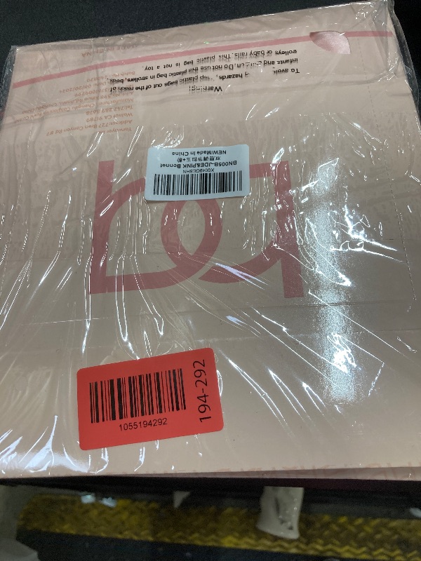 Photo 1 of **2pack opBONNET QUEEN Silk Bonnet for Sleeping Women Satin Bonnet Hair Bonnet Adjustable Reversible Double Layered Sleep Night Cap for Curly Hair Jade and Pink