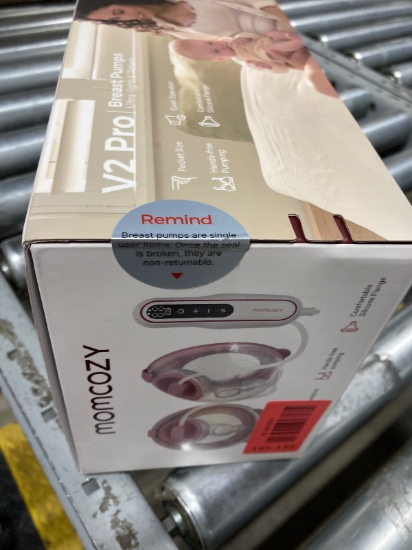 Photo 1 of ****FACTORY SEALING
Momcozy Breast Pump V2 Pro Ultra-Lightweight, Hands-Free & Portable Wearable Pump with Upgraded Integrated DoubleFit Flange, Quiet & Leak-Proof Electric Pump, 3 Modes|9 Levels, 17/19/21/24mm