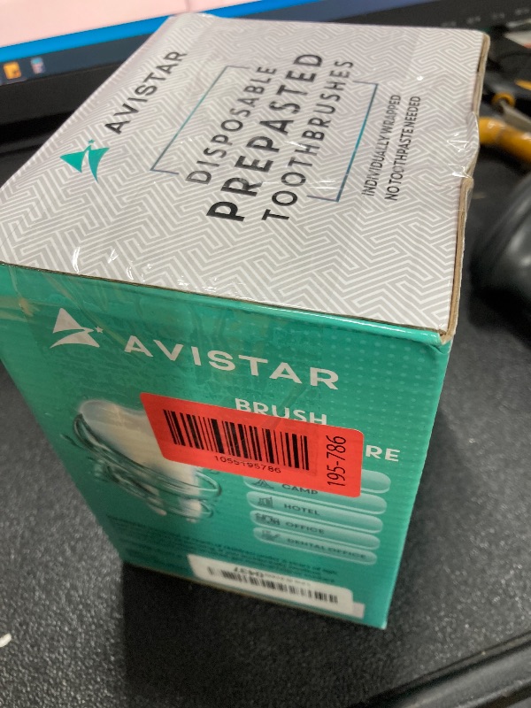 Photo 1 of ***MISSING PIECES**ONLY 36 BRUSHES INCLUDED***Avistar 80 Prepasted Disposable Toothbrushes Individually Wrapped - Single Use Pre Pasted Disposable Toothbrushes with Toothpaste Built in - Waterless Toothbrush for Travel, Guests, Hotel, & Camping***MISSING 