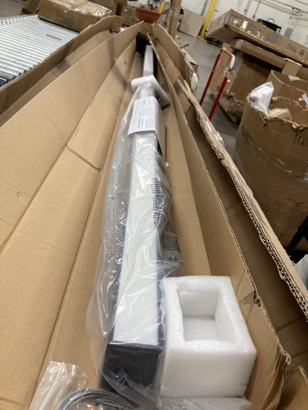 Photo 1 of **Missing the light cable in one box/**8FT LED Linear Light,100/90/80/70/60W Up and Down Light, 3000/4000/5000K CCT,Commercial And Residential Linear Lights Fixture for Office,Pendant Lights for Home,Shop,Garage,Basement,School-4Pack