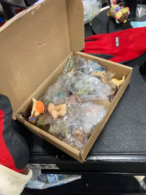 Photo 1 of **MISSING ONE FAIRY***Roowest 19 Pcs Miniatures Garden Fairies Kit Garden Accessories Miniatures Bunny Squirrel Owl Animals Cute Tiny Mushroom Mini Pond Bridge Figurine for DIY Home Micro Landscape Terrarium Ornaments