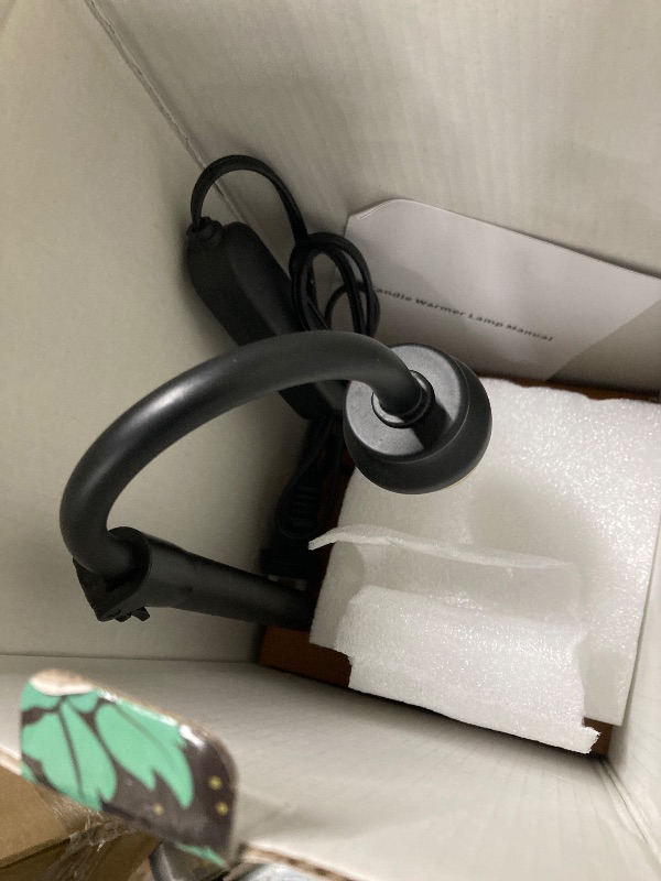 Photo 1 of ***(MISSING GLASS LAMP)*** GleeNflux Candle Warmer Lamp with Timer, Dimmer & Adjustable Height, 25MM Wood Base, 2 Bulbs Included – Candle Warmer for Jar Candles, Gift Boxed Aromatherapy Lamp for Sleep, Bedroom, Yoga