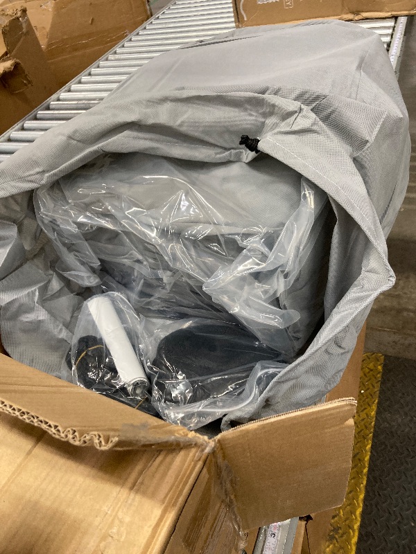 Photo 1 of ***The photo and description is only to the reference***Agricasst RV Cover Fits 20-22ft Travel Trailer, 7 Layers Heat & Cold Protection Travel Trailer Cover with 4 Zippered Access Panels Design, Carry Bag, Windproof Straps, 4 Tire Covers, Gutter Covers