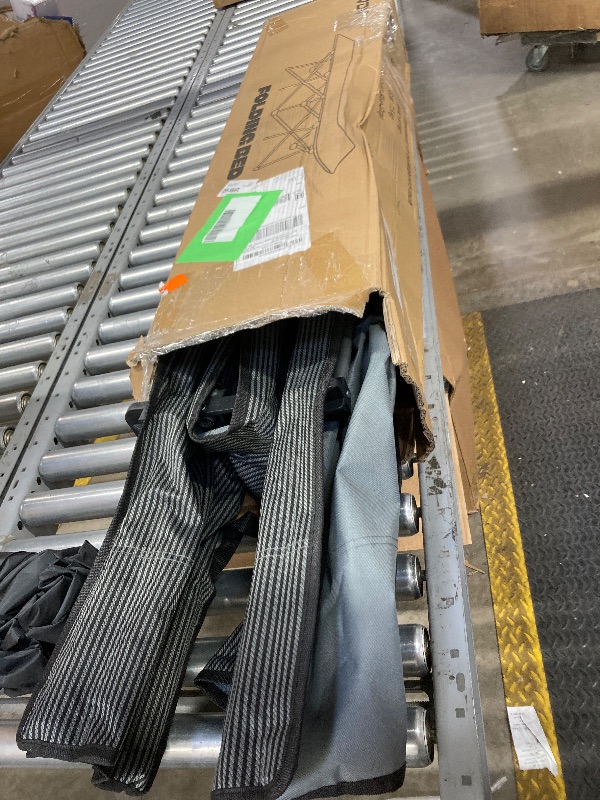 Photo 1 of ***NO MATTRESS***GVDV Folding Camping Cot with 2 Sided Comfort Mattress, 1200D Double Layer Oxford Folding Bed, Portable Sleeping Bed for Camp Office Nap Beach Travel***NO MATTRESS***