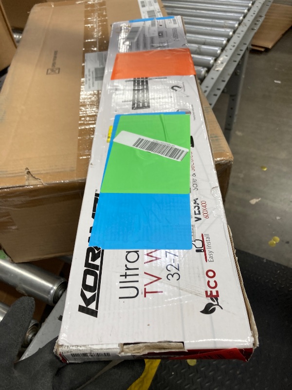 Photo 1 of "Koramzi Fixed TV Wall Mount Bracket Low Profile Ultra Slim for 32-70"" TVs VESA 600x400 with 10FT HDMI Cable"
