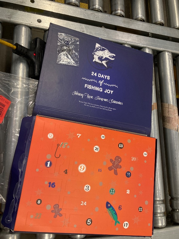 Photo 1 of ***BOX HAS MINOR DAMAGE***2025 Advent Calendar Fishing Christmas Countdown, 24 Days Fishing Lure Countdown Calendar, 2025 Xmas Surprise Gift for Adult Men or Teen Boys***BOX HAS MINOR DAMAGE**