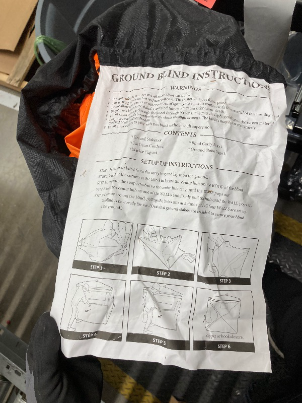 Photo 1 of *Fraying threads from use* Ground Blind Tent