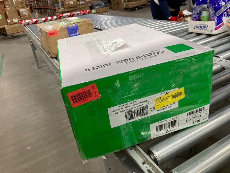 Photo 1 of *Dirty* Juicer Machine, 1200W Centrifugal Juicer Extractor with Wide Mouth 3.2" Feed Chute for Fruit Vegetable, Easy to Clean, Silver
