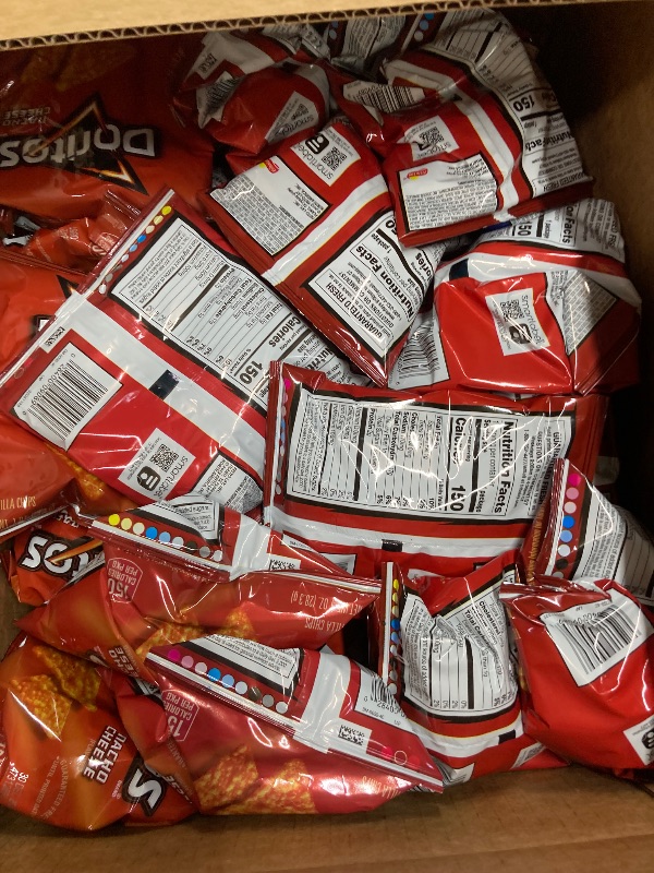 Photo 1 of *Exp Dec 30, 2025* Doritos Flavored Tortilla Chips, Favorites Variety Pack (Nacho Cheese and Cool Ranch), 1 Ounce (Pack of 40)