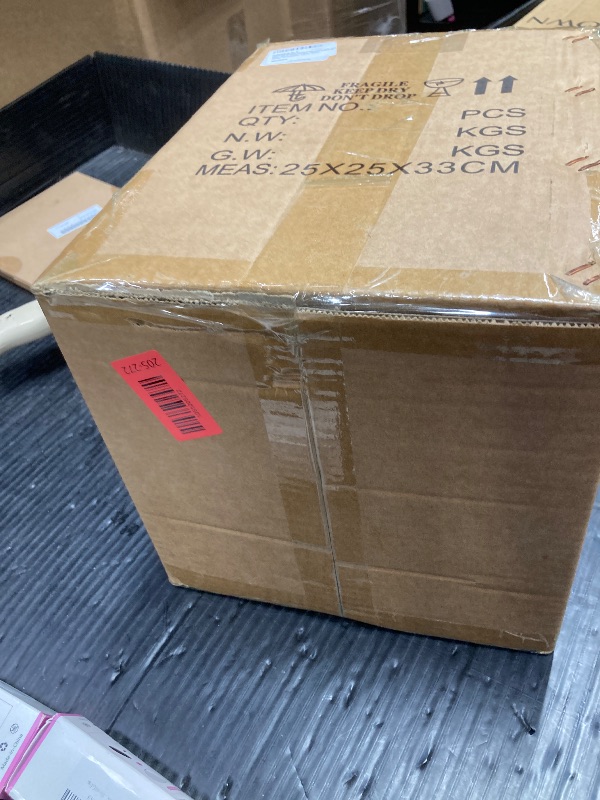 Photo 1 of ***Factory seal***
WELAISA Modern Metal Table Lamp with Gold Base, Beige Fabric Shade, Elegant Teardrop Design for Bedroom, Living Room