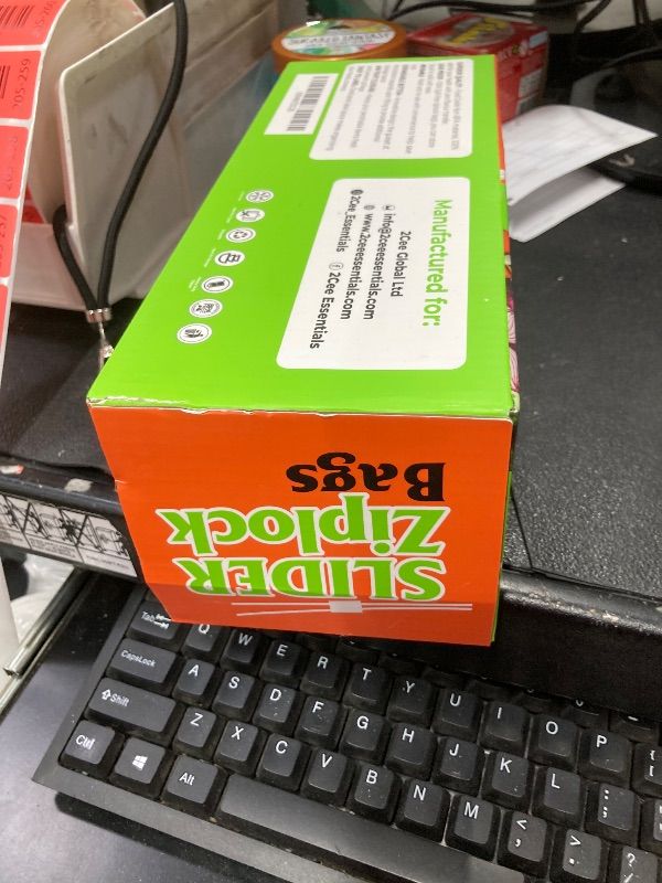 Photo 1 of ***Factory seal***

2Cee Essentials Slider Freezer Bag (50-Pcs), Reusable Food Bags Set – Large, Medium, Small Plastic Bags (4.5L, 2.25L & 1L), 50 sticker Labels, Ziplock bag holder, & Pen – BPA-Free, Food Storage Bag