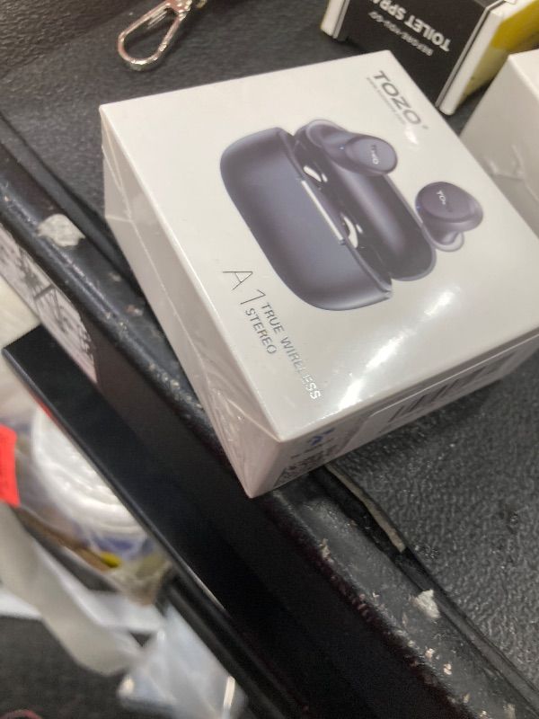 Photo 1 of ***Factory seal***

TOZO A1 Wireless Earbuds Bluetooth 5.3 Light Weight in Ear IPX5 Waterproof Headphones 2 Mic for AI Calls, Immersive Premium Sound Bass Headset with Charging Case, 32 Presets EQ Customization via App