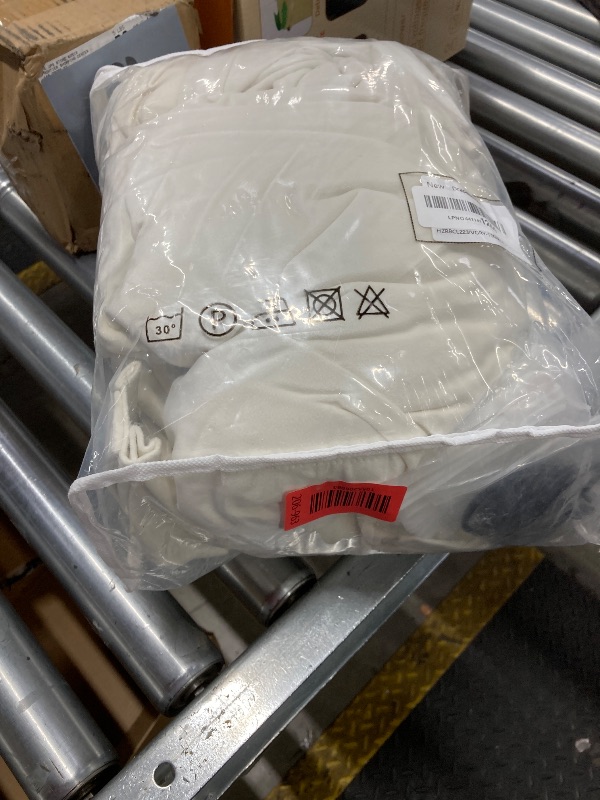 Photo 1 of 108 Inch Long Cream Velvet Curtains 2 Panels Luxury Decorative Pinch Pleated Drapes for Living Room Large Window Extra Long Blackout Thermal Back Tab Window Panels with Hooks,Set of 2,9 FT