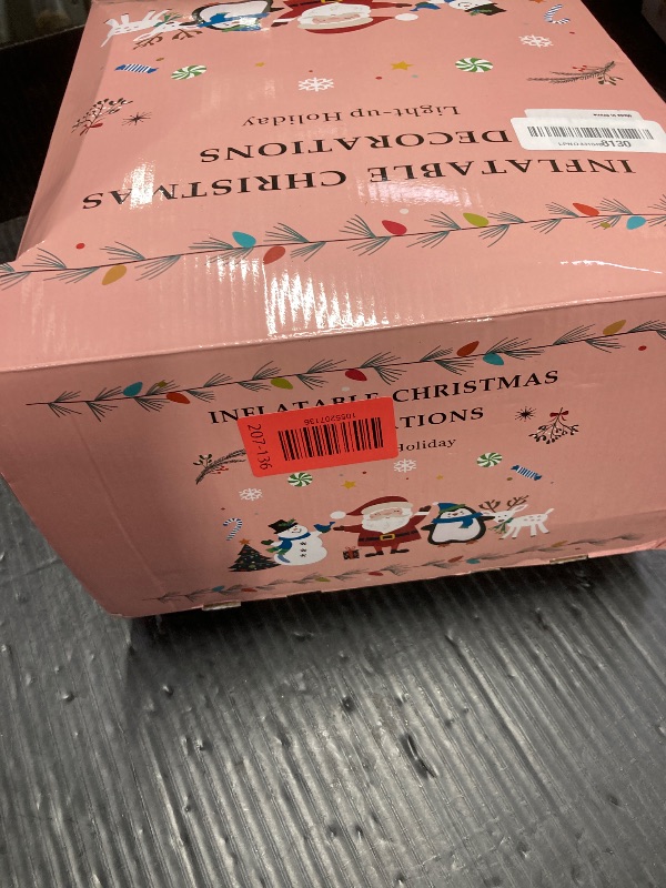 Photo 1 of 10FT Christmas Inflatables Gingerbread House Archway Outdoor Decorations, Giant Christmas Arch Blow Up Yard Decorations with LED Lights Built-in