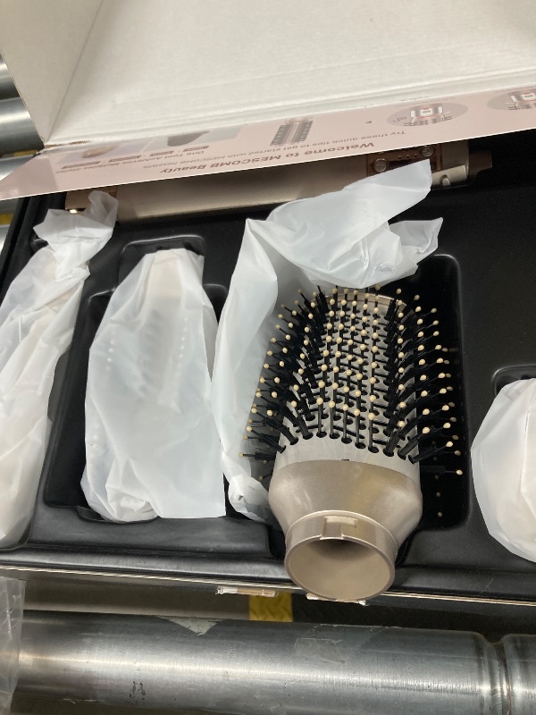 Photo 1 of ***(PARTS ONLY -SELLING AS IS)***5 in 1 Hair Air Styler - Rotating Hair Dryer Brush 110000 RPM for Fast Drying & Hot-Air Automatic Wrap for Curling, Frizz-Free Blow Dryer Brush for Straightening Volumizing No Heat Damage