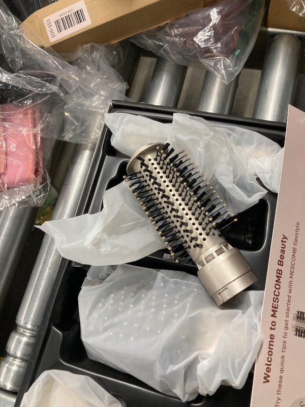 Photo 1 of ***(PARTS ONLY -SELLING AS IS)***5 in 1 Hair Air Styler - Rotating Hair Dryer Brush 110000 RPM for Fast Drying & Hot-Air Automatic Wrap for Curling, Frizz-Free Blow Dryer Brush for Straightening Volumizing No Heat Damage